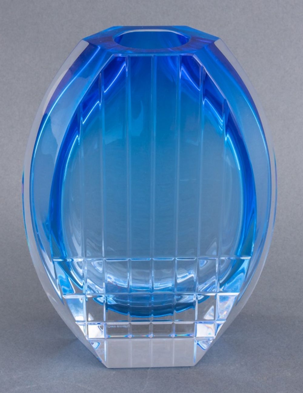 BACCARAT BLUE COBALT AND CLEAR