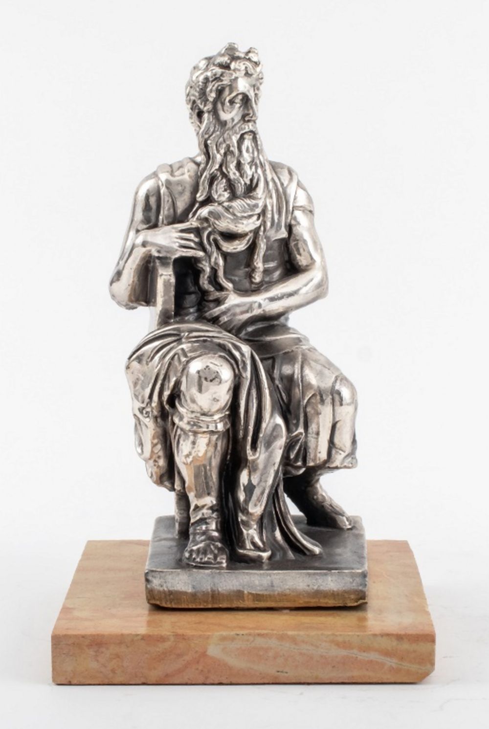 GRAND TOUR SILVERED MOSES SCULPTURE 2bbb15