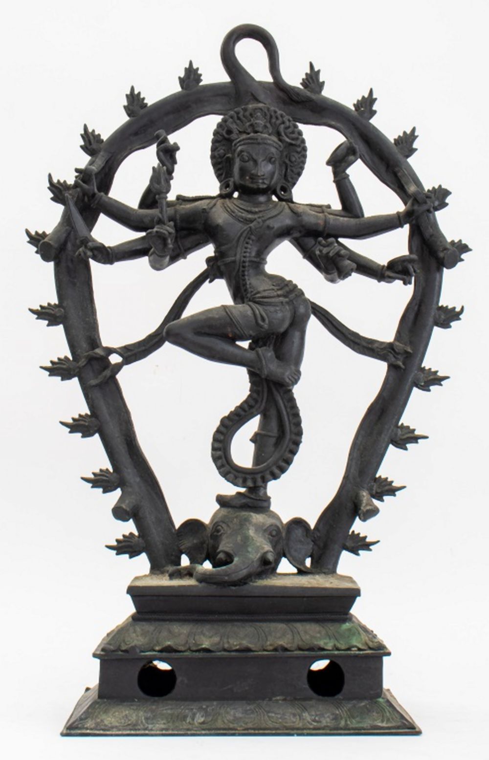 INDIAN NATARAJA SHIVA METAL STATUE 2bbb30