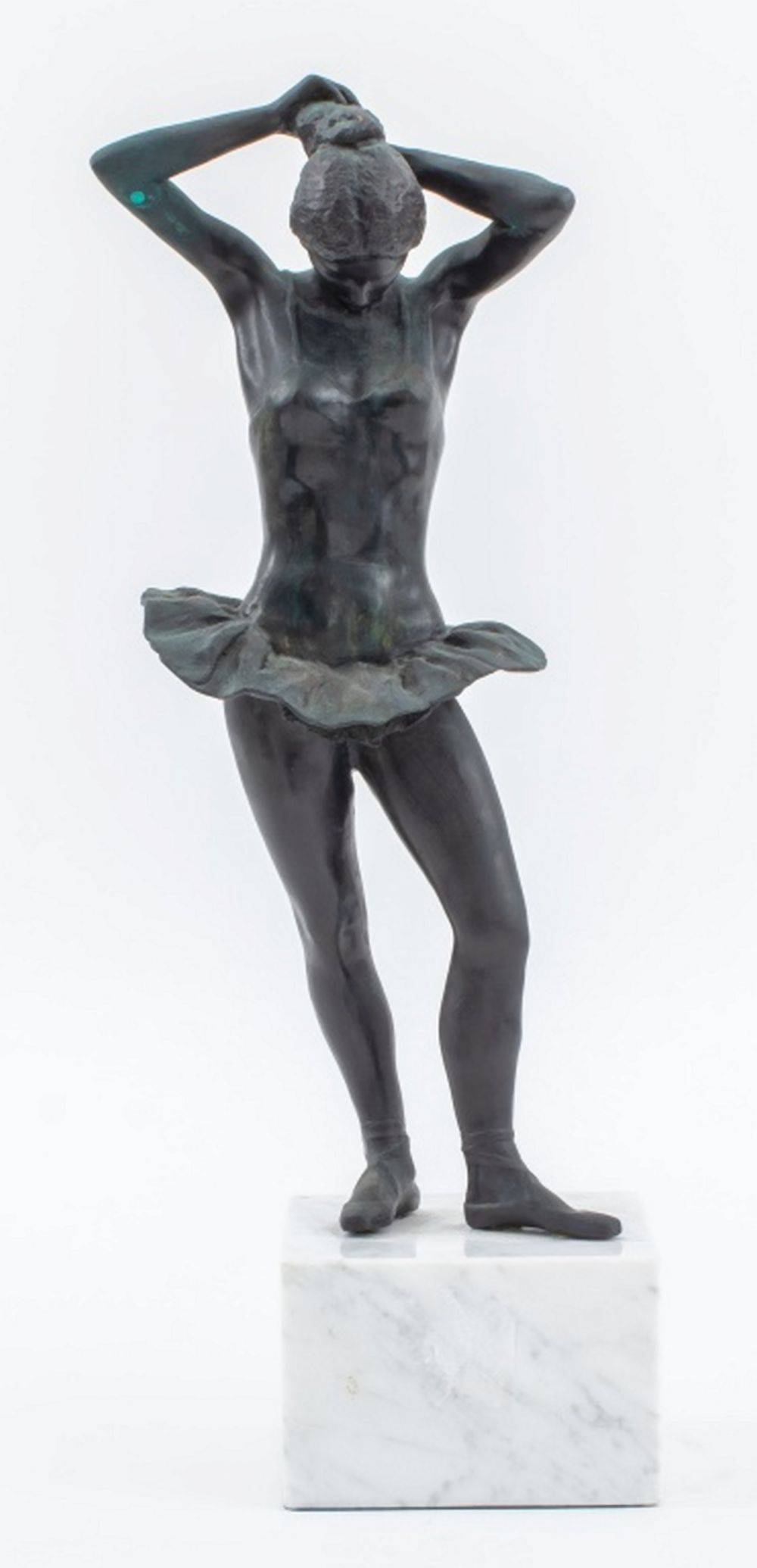 SIGNED IMPRESSIONISTIC BRONZE BALLERINA 2bbb5e