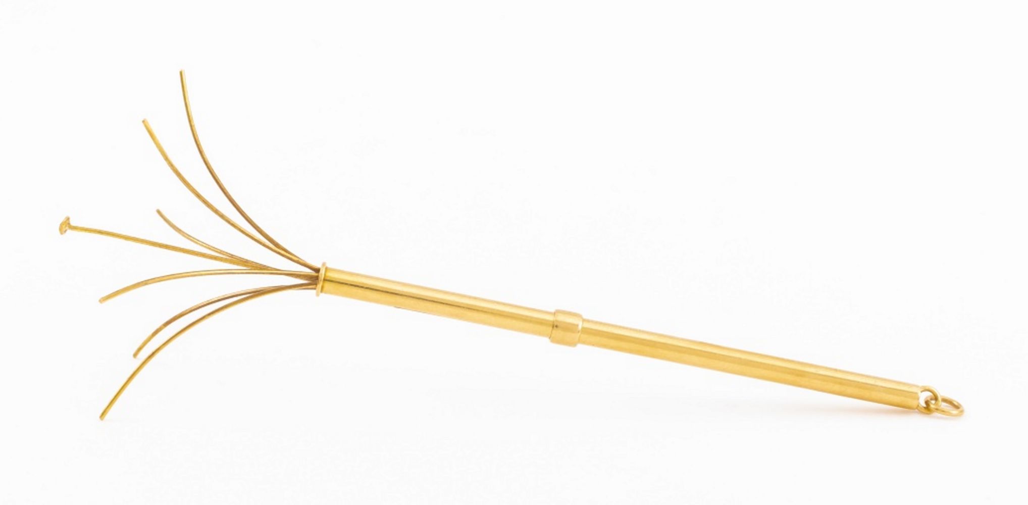 CARTIER 18K YELLOW GOLD SWIZZLE STICK