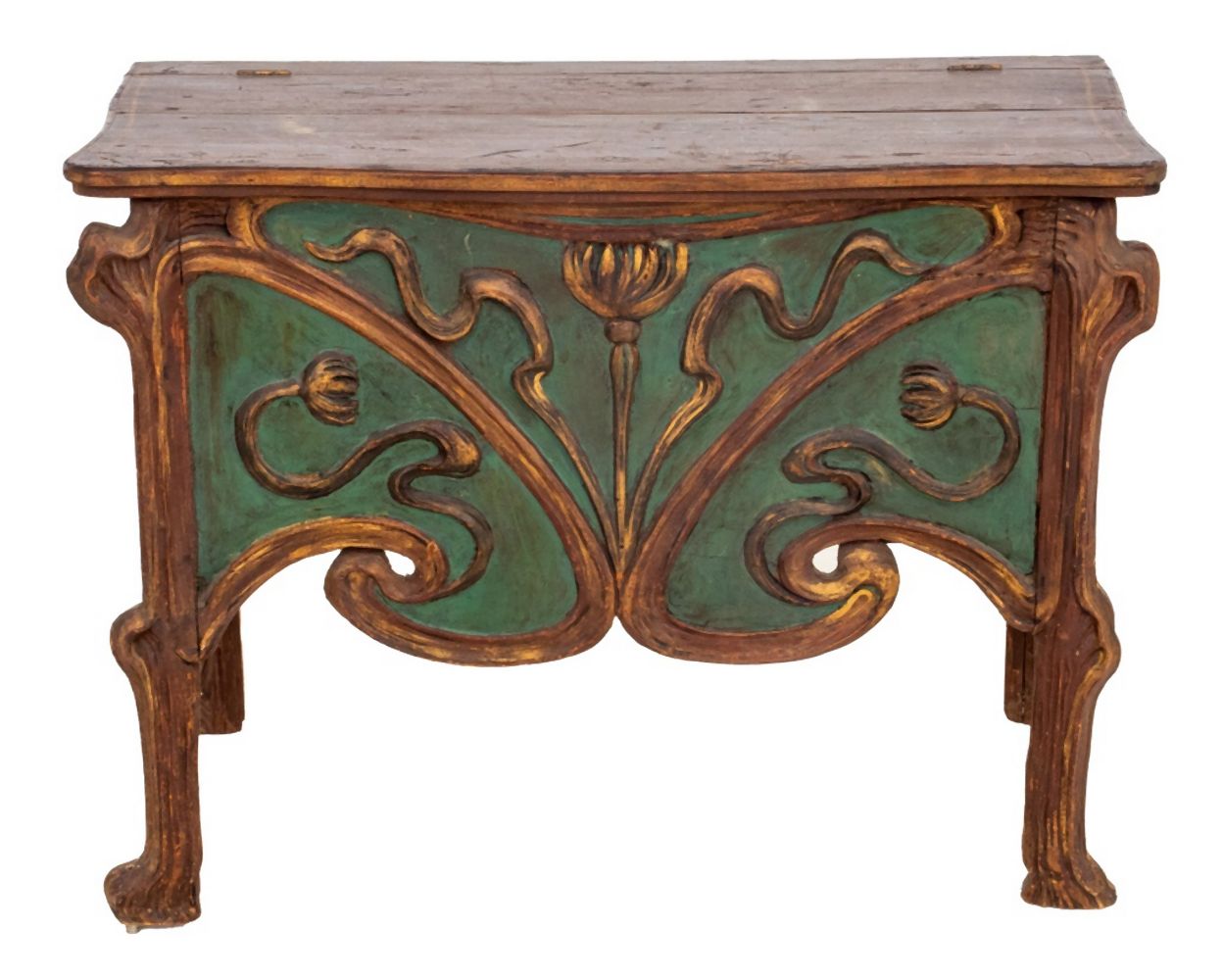 GERMAN ART NOUVEAU DIMINUTIVE CHEST 2bbba8