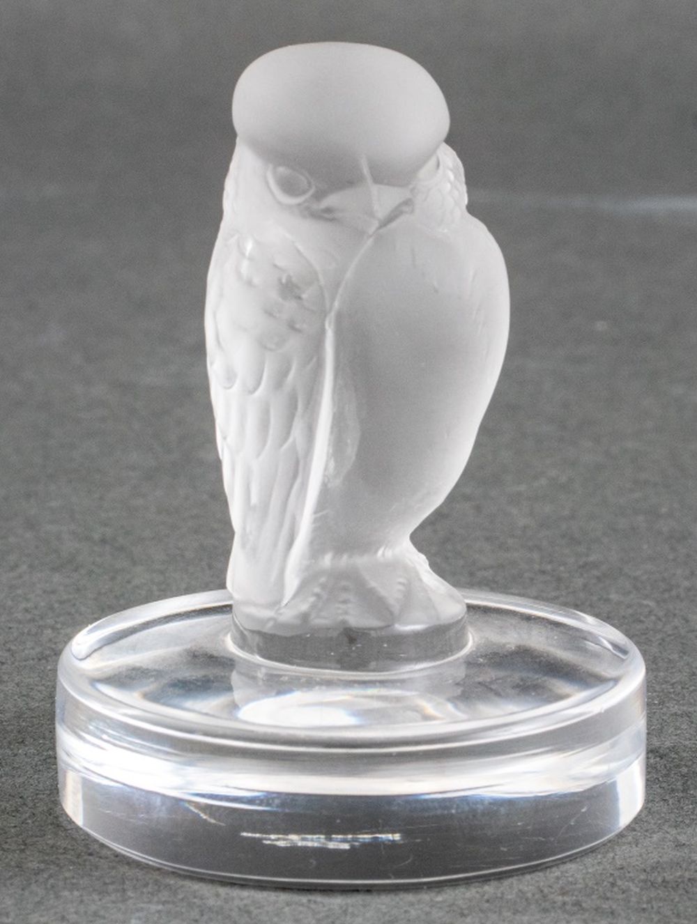 LALIQUE BIRD FROSTED GLASS SCULPTURE 2bbc70