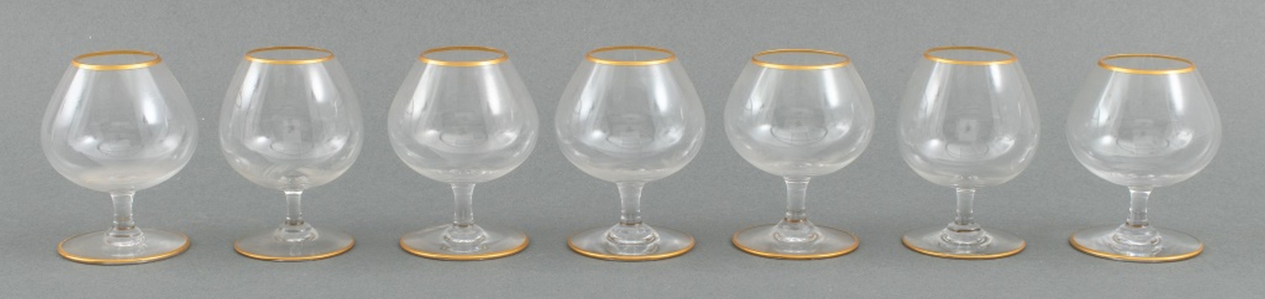 BACCARAT CRYSTAL SNIFTER GLASSES