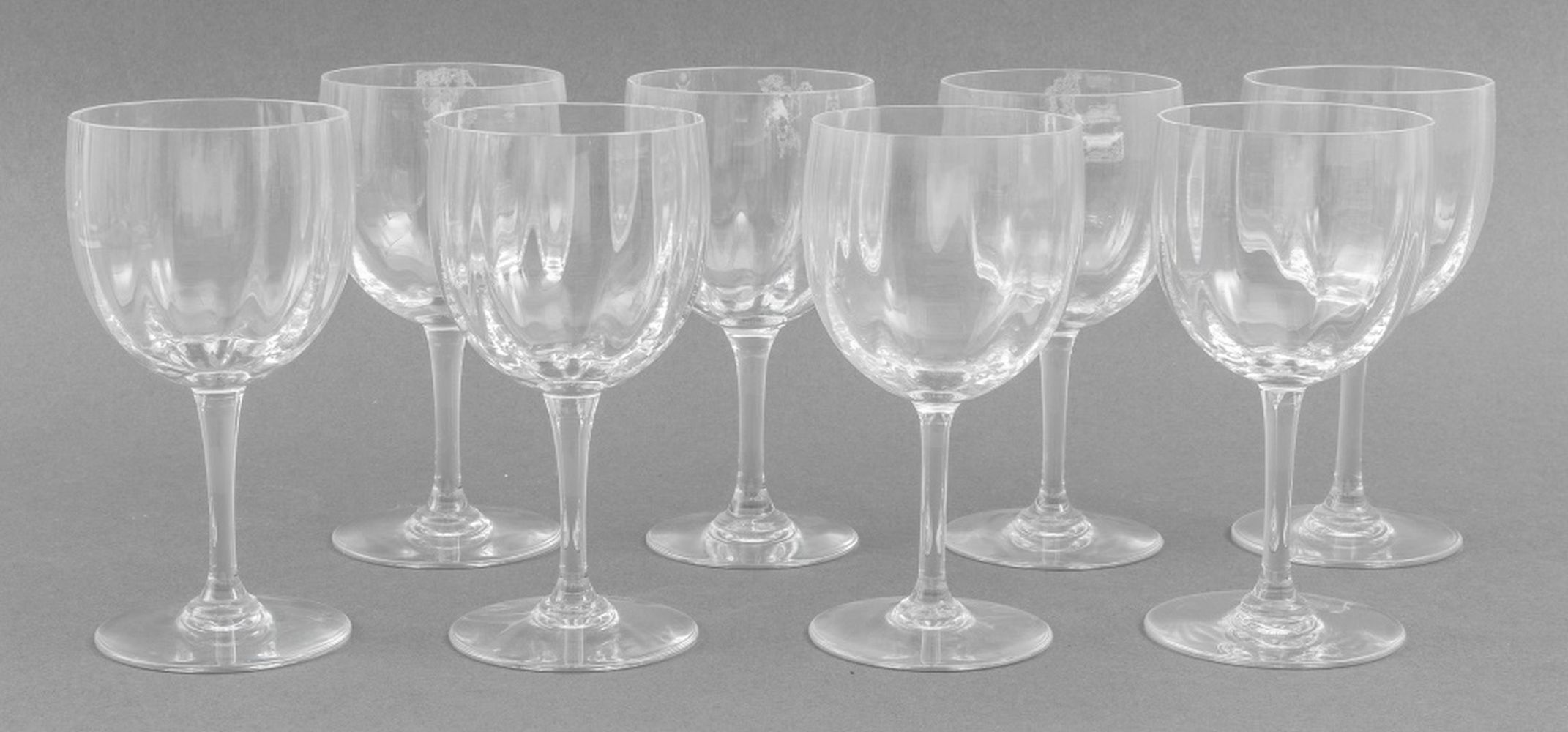 BACCARAT CRYSTAL WHITE WINE GLASSES  2bbc91