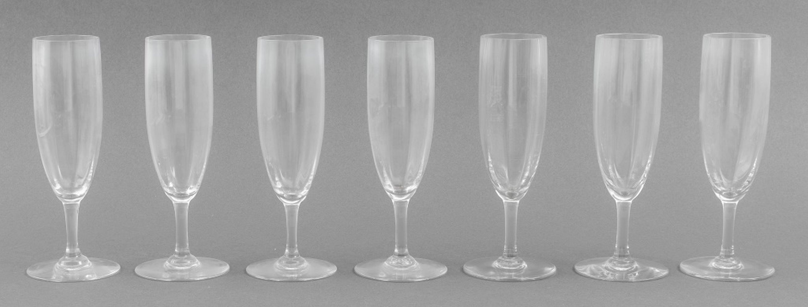 BACCARAT CRYSTAL CHAMPAGNE FLUTES  2bbc9a