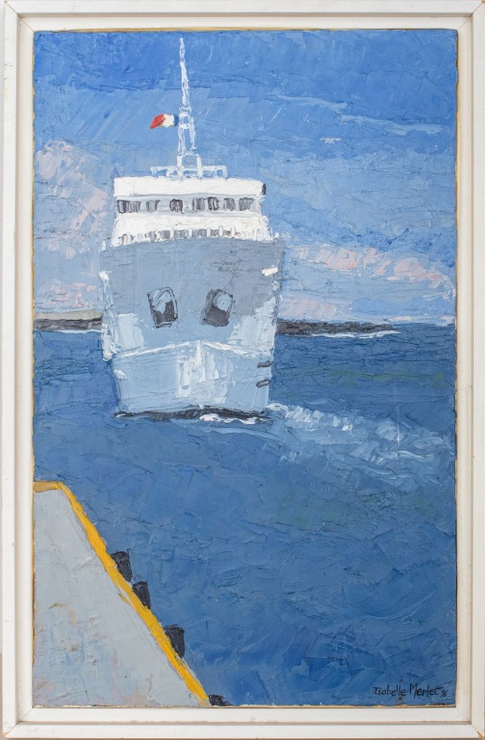 ISABELLE MERLET NAUTICAL OIL ON 2bbcad