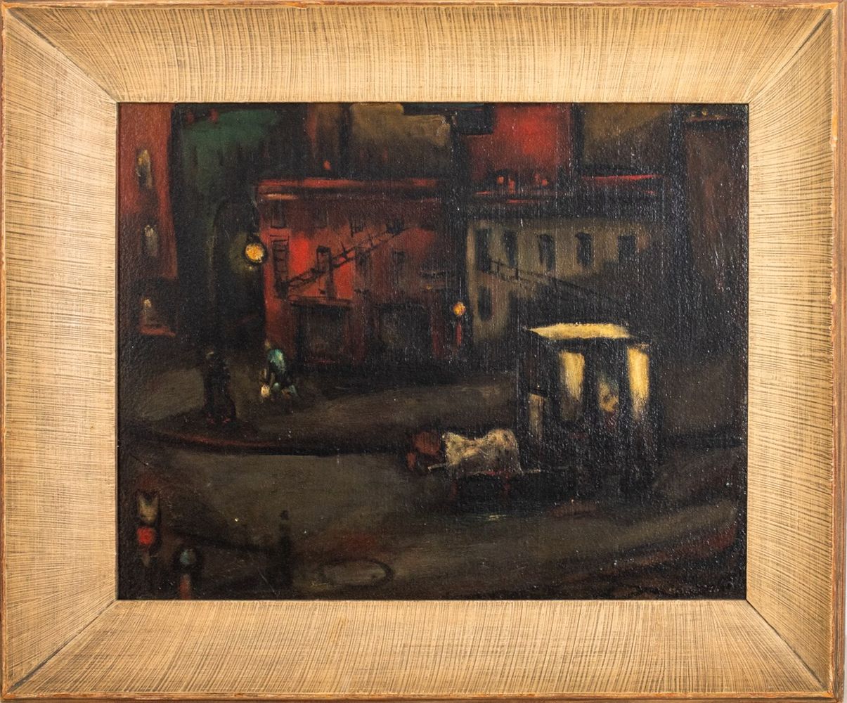 OTTO BOTTO ABSTRACT NIGHT CITYSCAPE