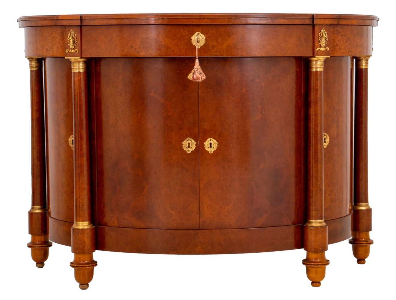 ITALIAN EMPIRE STYLE DEMILUNE CABINET  2bbd5d