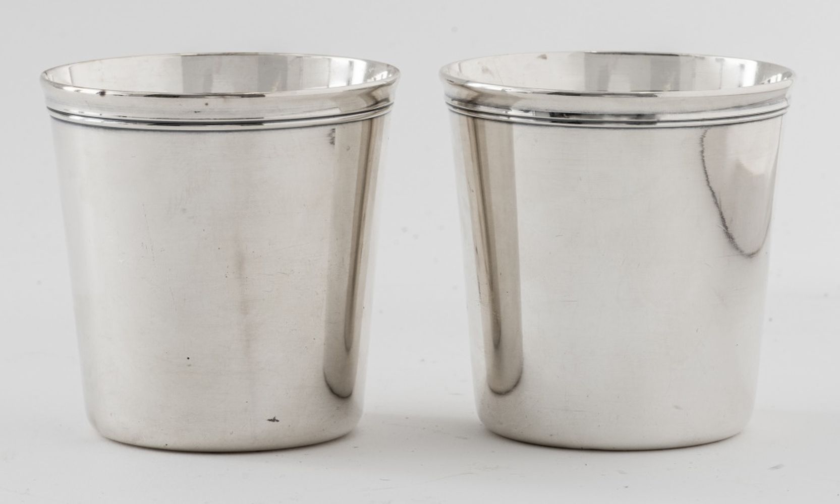 CHRISTOFLE SILVER PLATED CUPS,