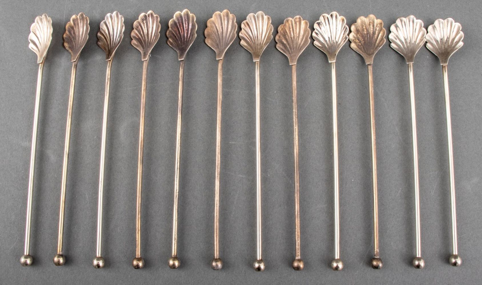 SILVERPLATE JULEP SPOONS, 12 Twelve