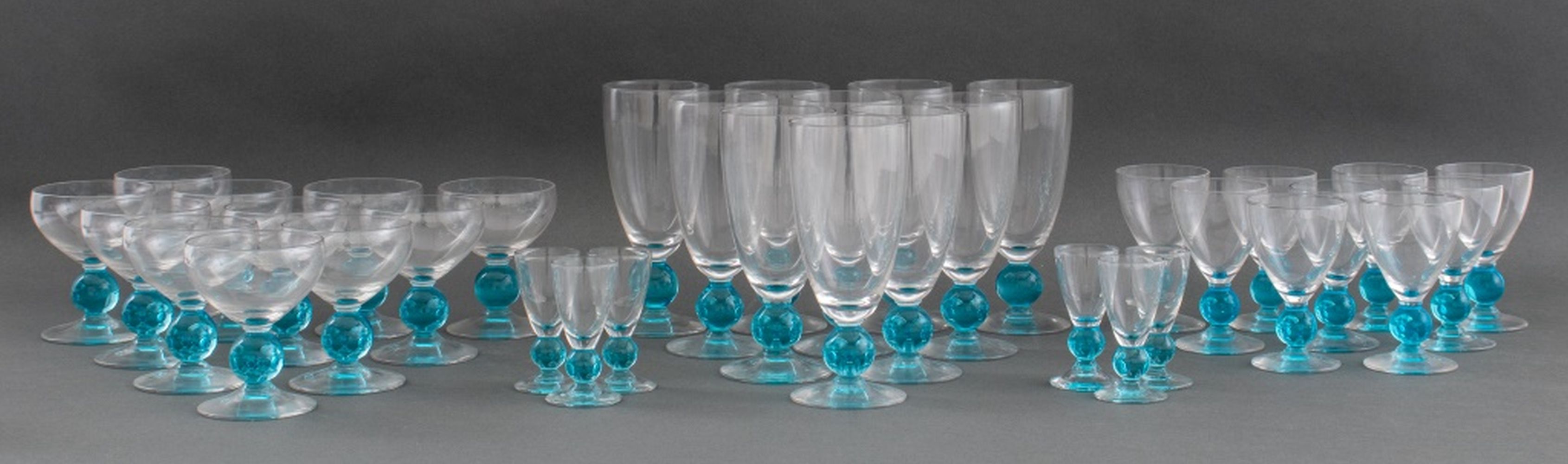 BLUE CLEAR ASSEMBLED COCKTAIL GLASSWARE 2bbed7