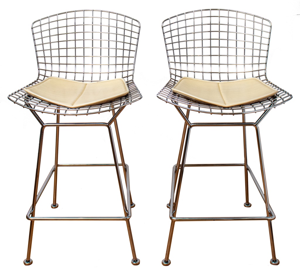 HARRY BERTOIA FOR KNOLL BAR STOOLS  2bc041