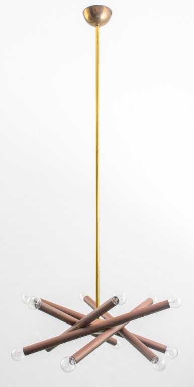 MODERN STILNOVO STYLE BRASS HANGING 2bc0f9