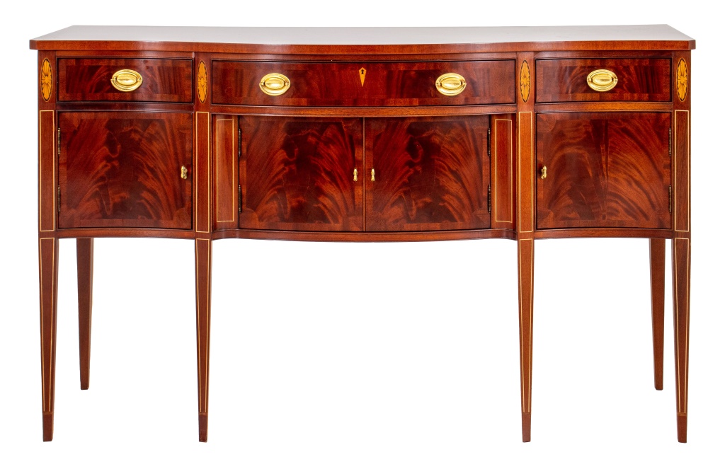 AMERICAN FEDERAL STYLE INLAID MAHOGANY 2bc134