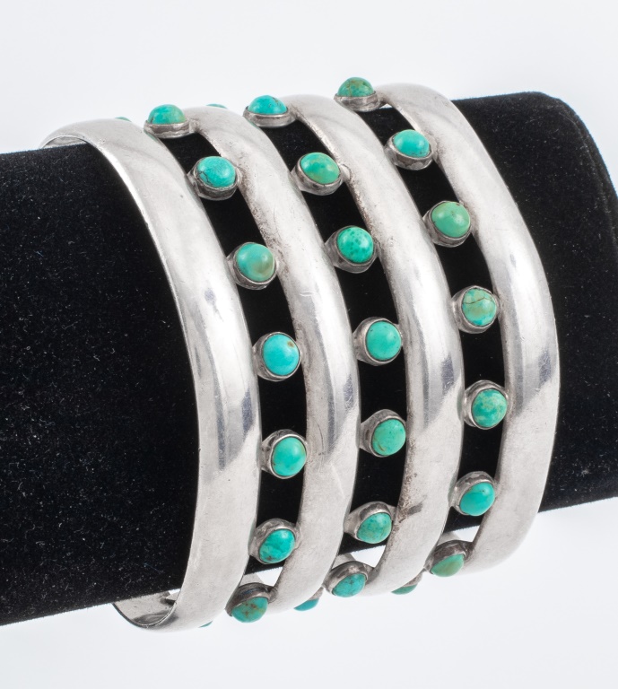 HECTOR AGUILAR MEXICAN SILVER & TURQUOISE