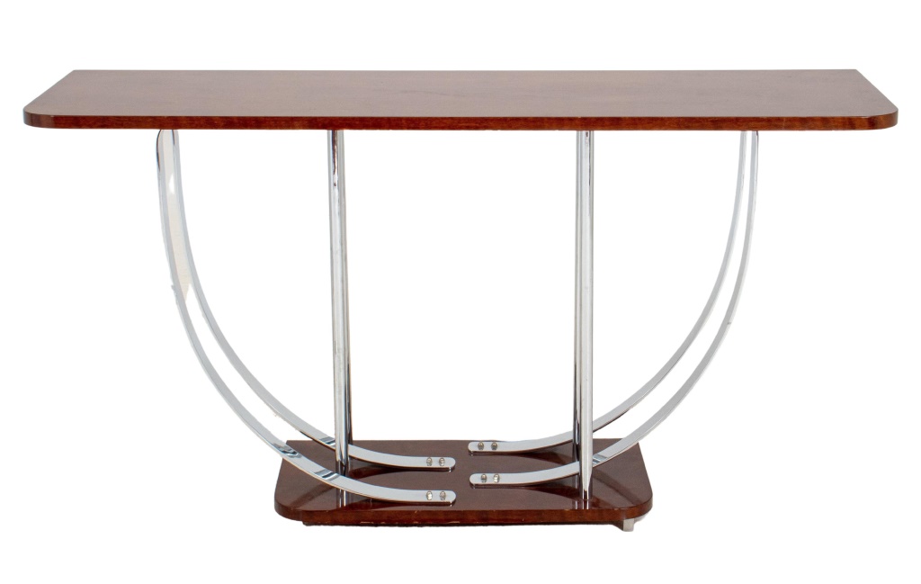 DESKEY ATTR ART DECO MAHOGANY 2bc1d2