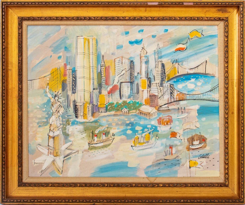 CHARLES COBELLE NEW YORK CITY VIEW OIL