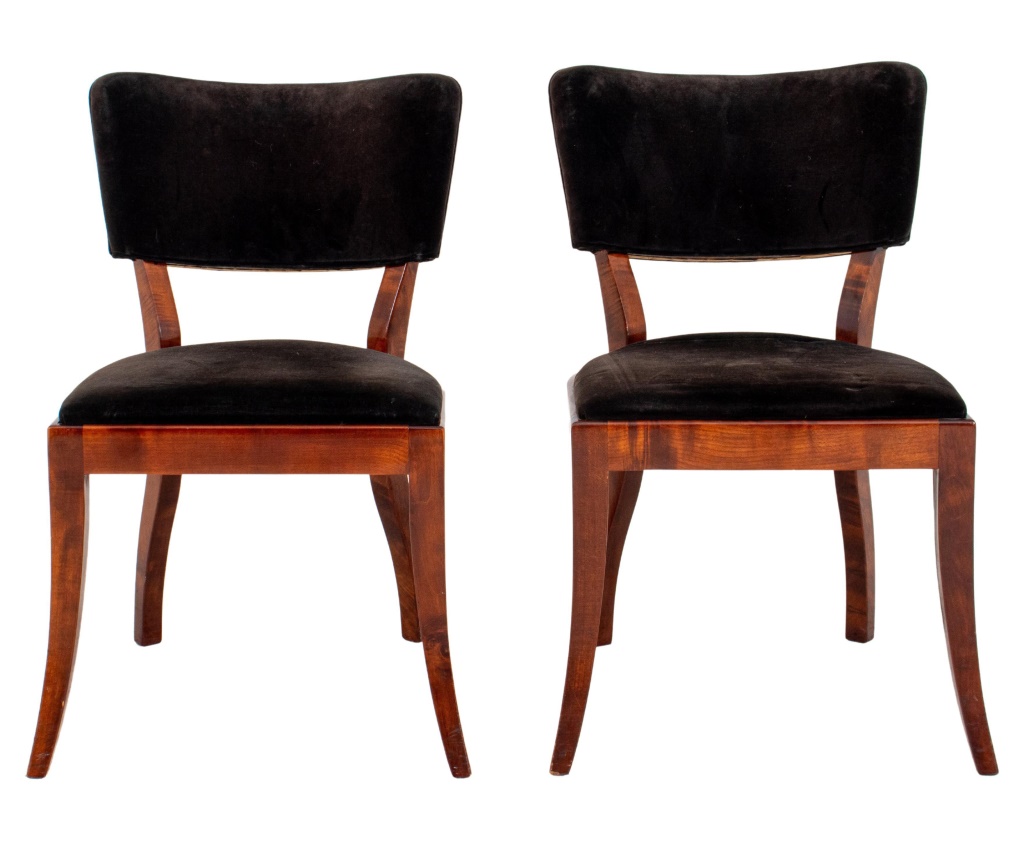 AMERICAN ART MODERNE SIDE CHAIRS  2bc23c