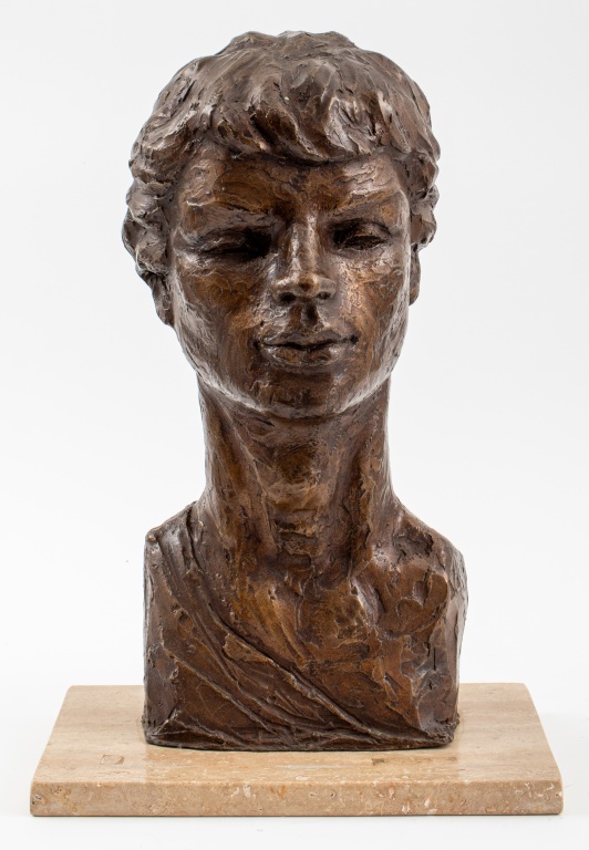 VICTOR SALMONES BRONZE YOUNG MAN