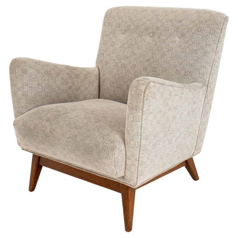 JENS RISOM MID CENTURY UPHOLSTERED 2bc250