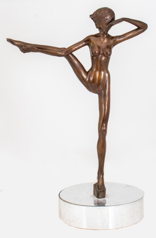 VICTOR SALMONES GIRL DANCING BRONZE