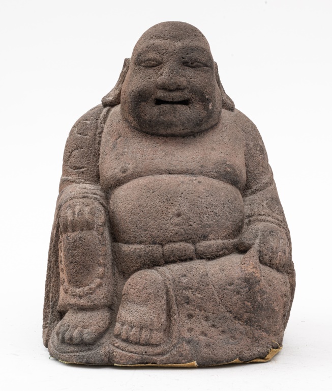 INDONESIAN ANDESITE SCULPTURE OF 2bc266