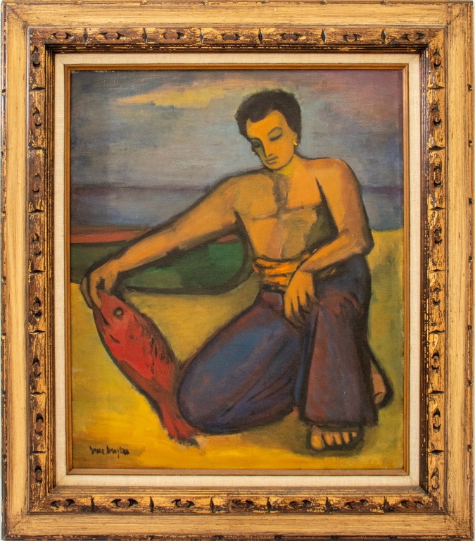 SIDNEE LIVINGSTON "FISHERMAN" OIL