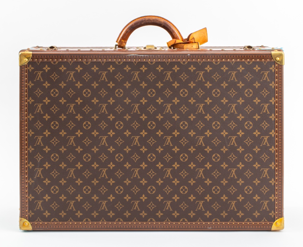LOUIS VUITTON HARD SIDED LEATHER