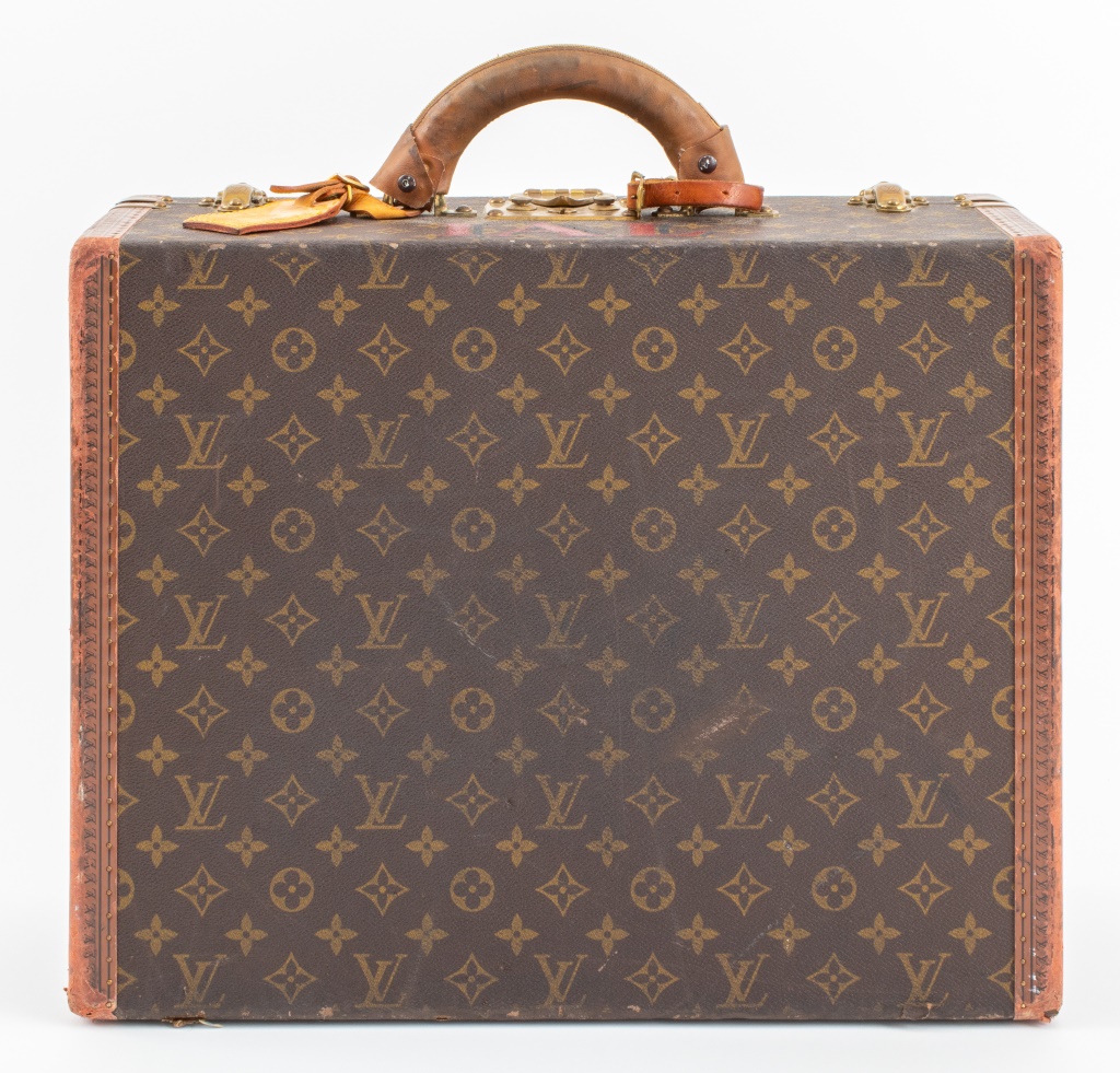 LOUIS VUITTON HARD SIDED LEATHER