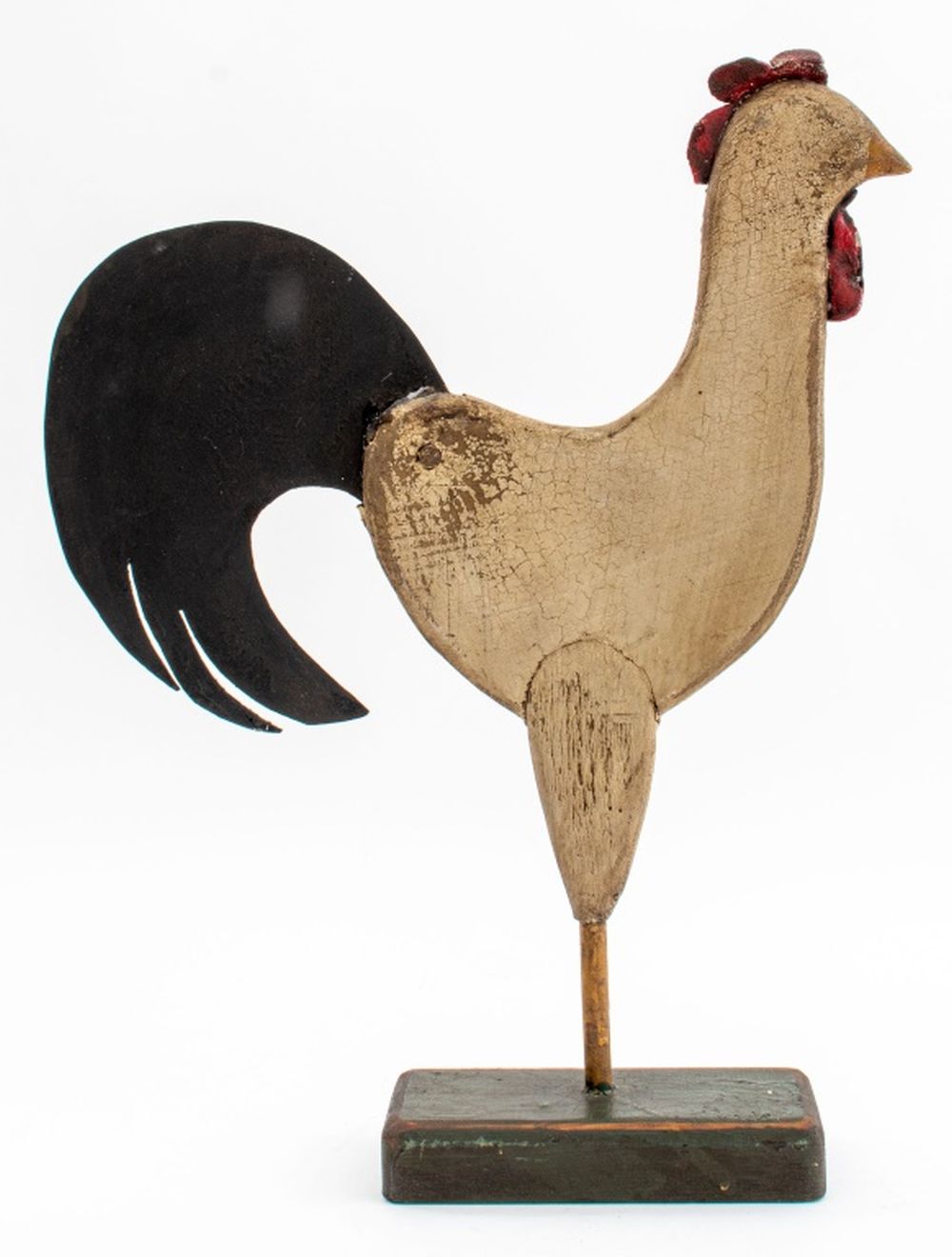 LUIGI ROSSI FOLK ART ROOSTER SCULPTURE 2bc36b