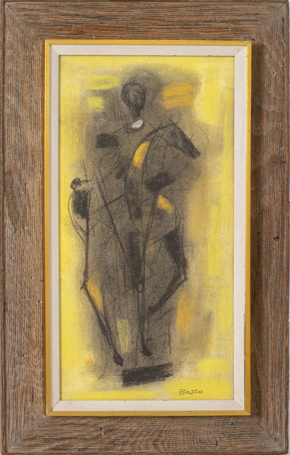 PIERRE BOSCO FIGURE MIXED MEDIA 2bc376