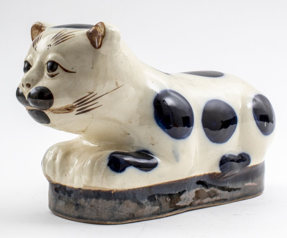 CHINESE CIZHOU STYLE CERAMIC CAT 2bc3c9