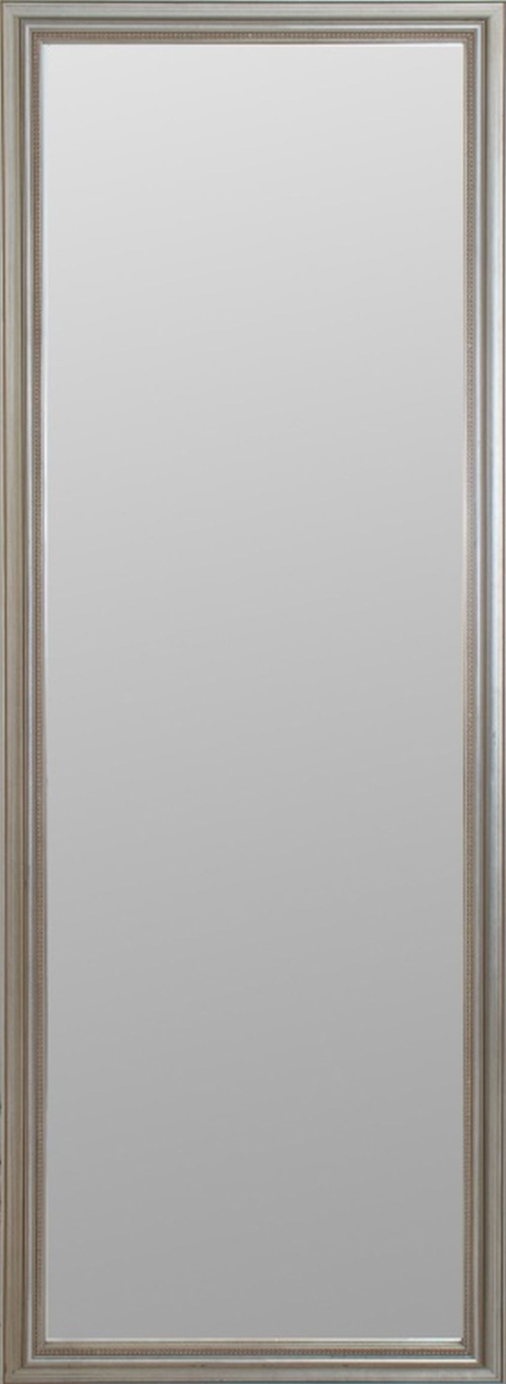 CONTEMPORARY SILVERED WOOD FRAMED 2bc42c