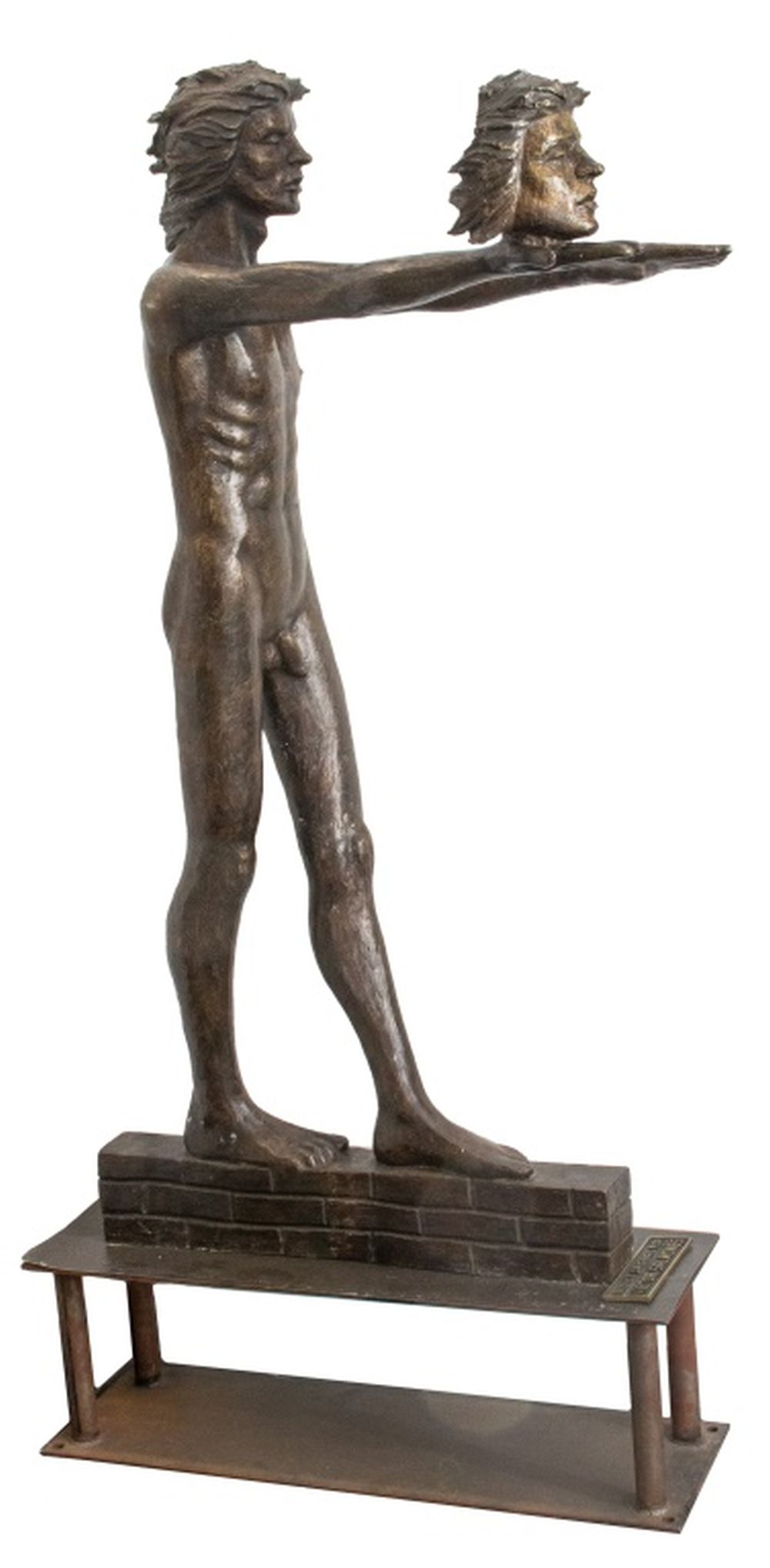 VICTOR SALMONES "THE SEARCH" BRONZE