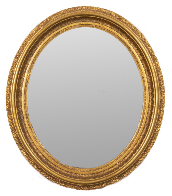 ROCOCO REVIVAL OVAL GILTWOOD MIRROR 2bc5d7