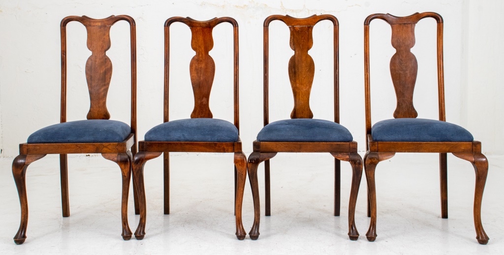 QUEEN ANNE STYLE DINING CHAIRS,