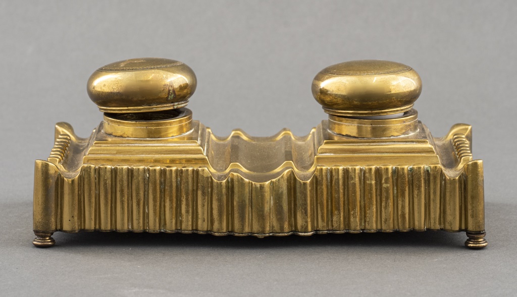CLASSICAL BRASS INKWELL Classical