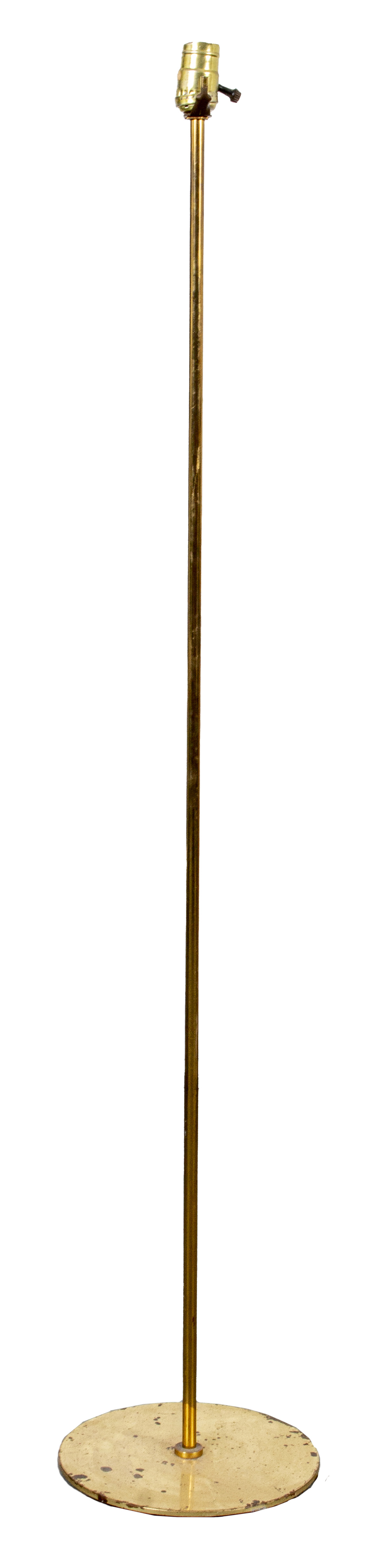 MODERN BRASS STANDING FLOOR LAMP