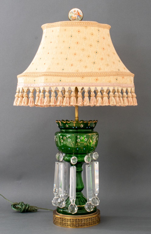 BOHEMIAN STYLE LUSTER TABLE LAMP