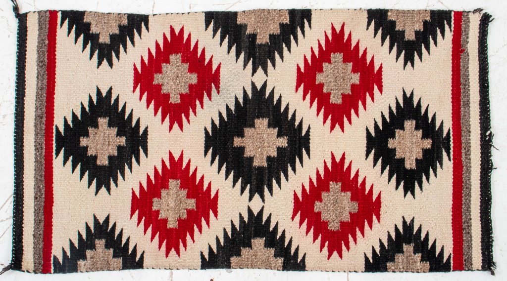 NAVAJO FLAT WOVEN RUG Navajo flat woven 2bc6cf