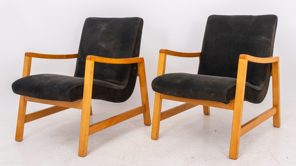 JENS RISOM ARM CHAIRS FOR KNOLL 2bc6f0
