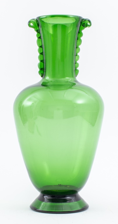 ITALIAN MURANO GREEN EMPOLI GLASS 2bc6ff