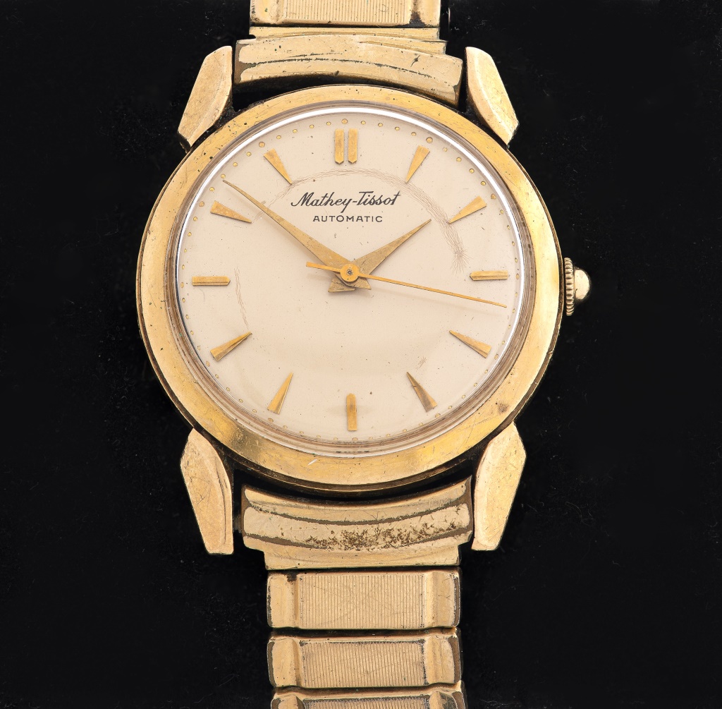 VINTAGE MATHEY-TISSOT 14K YELLOW GOLD