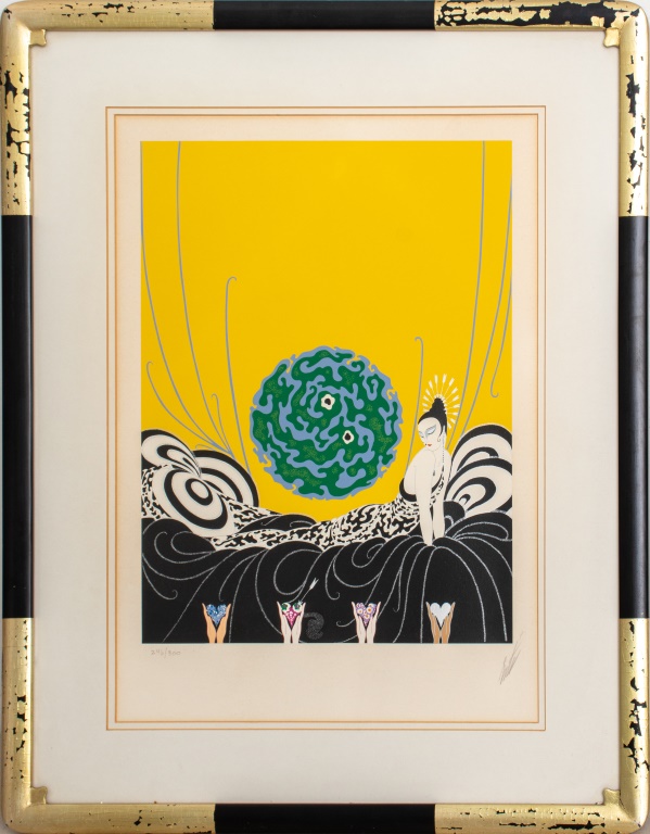 ERTE SELECTION OF A HEART SERIGRAPH 2bc7bf