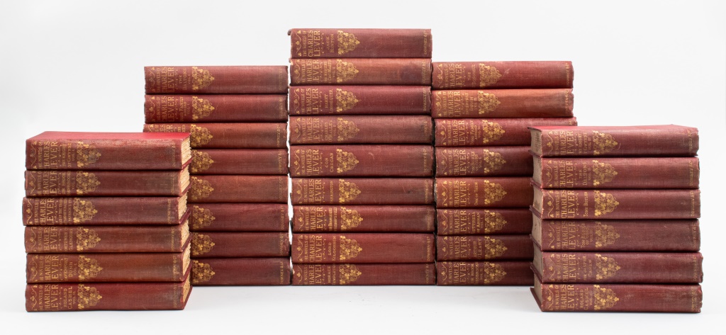 37 VOLUMES OF THE NOVELS OF CHARLES