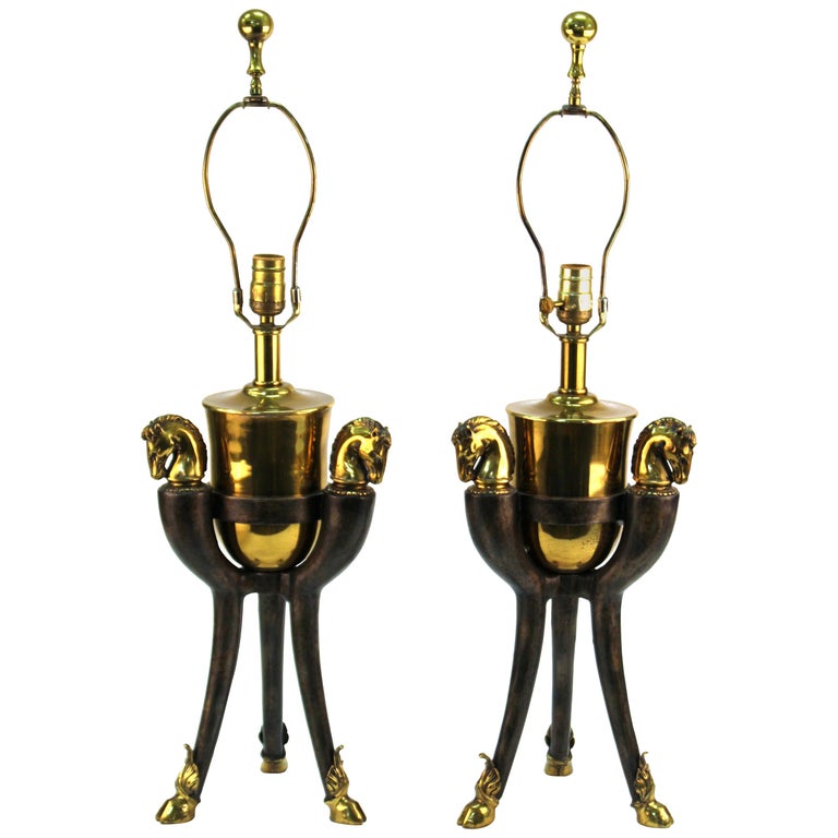 MODERN EQUESTRIAN TABLE LAMPS WITH 2bc835