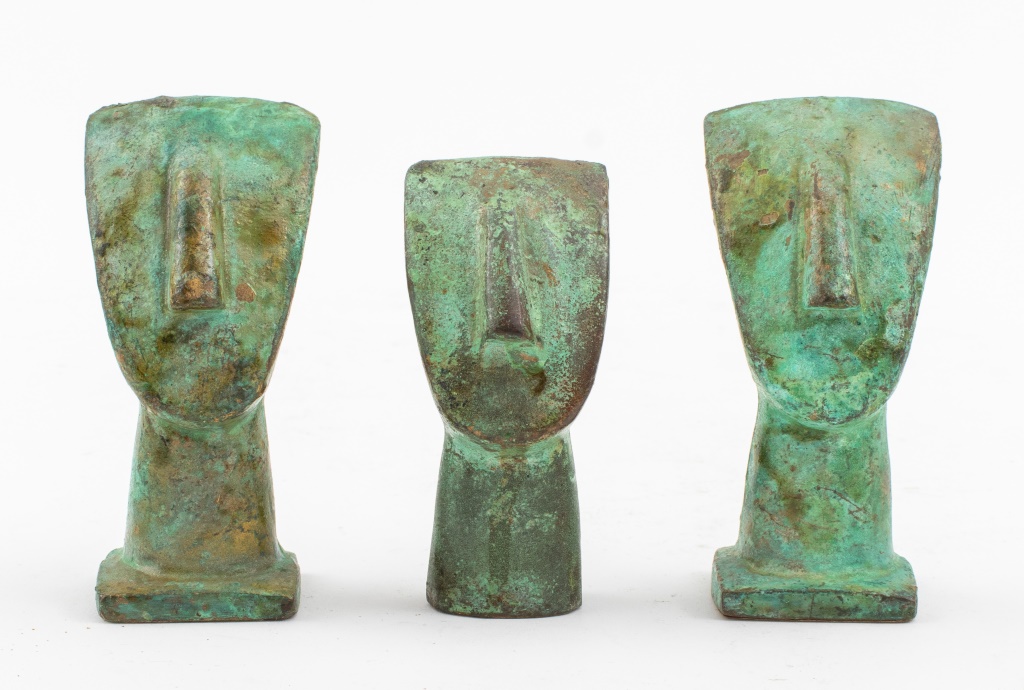 ITALIAN BRUTALIST VERDIGRIS BRONZE