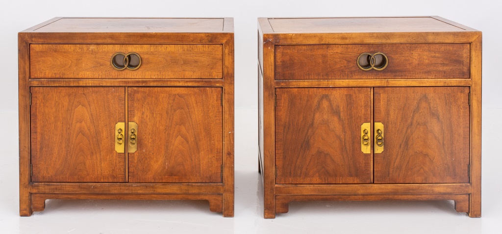 ASIAN MODERN SMALL MAHOGANY CABINETS,