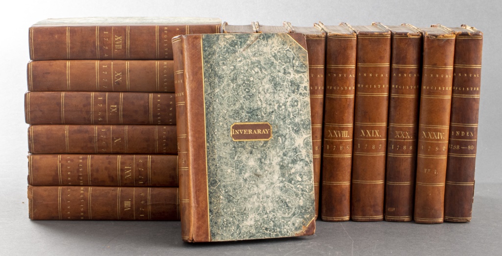 THE ANNUAL REGISTER, 15 VOLUMES,